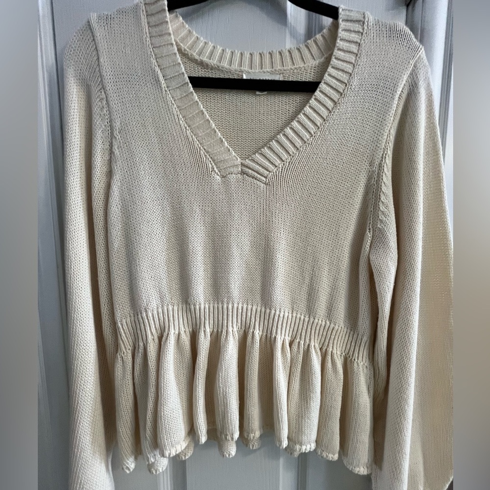 Peplum Sweater from Blu Pepper